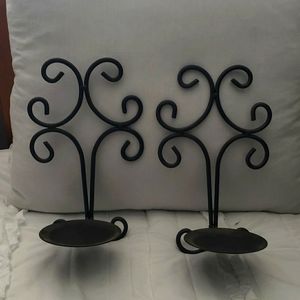 Wall sconce candle holder